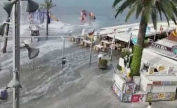 Son Dakika! İspanya'nın Tatil Cennetinde Tsunami Meydana Geldi 4