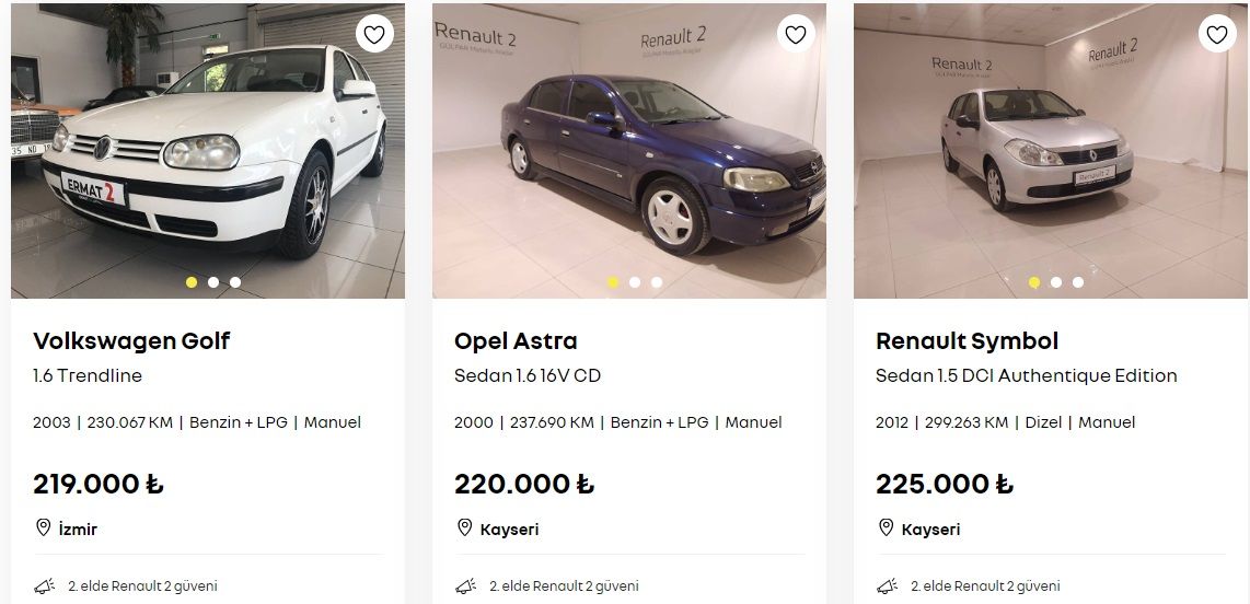 Renault güvencesiyle satılık 2. el araçlar! Fiyatlar 73 Bin TL'den başlıyor! 8