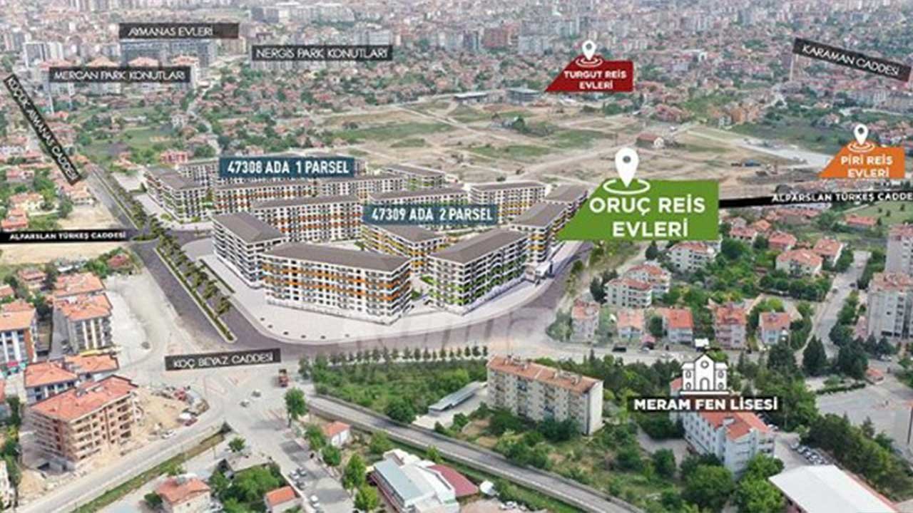 Konya Meram Belediyesi Oruç Reis Evleri başvuruları başladı! 2+1 3+1 4+1 başvuru nasıl yapılır?