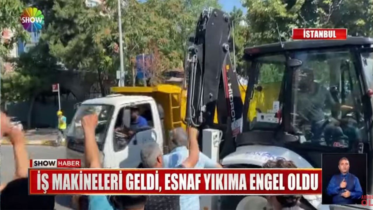 İstanbul'da yıkım gerginliği! Belediye yıkmak istiyor esnaf direniyor