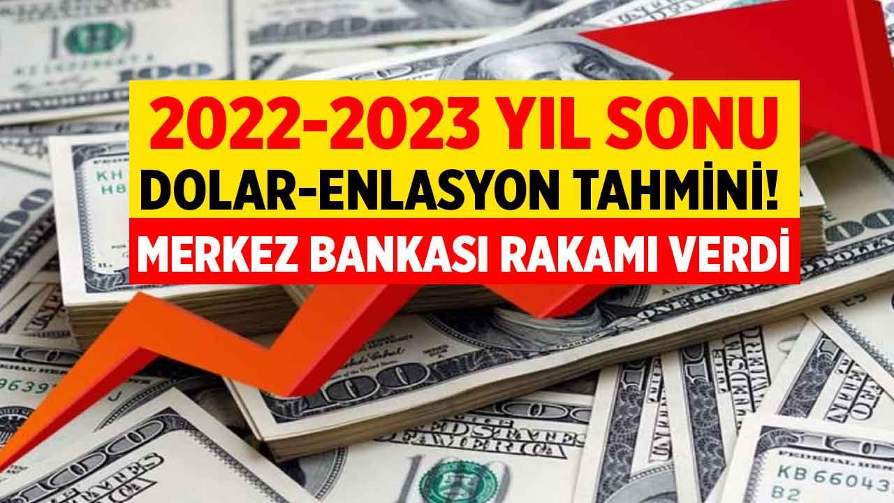 Merkez Bankası'ndan son dakika dolar, enflasyon açıklaması! TCMB Merkez Bankası 2022 - 2023 yıl sonu kur tahmini beklentisi yükseldi