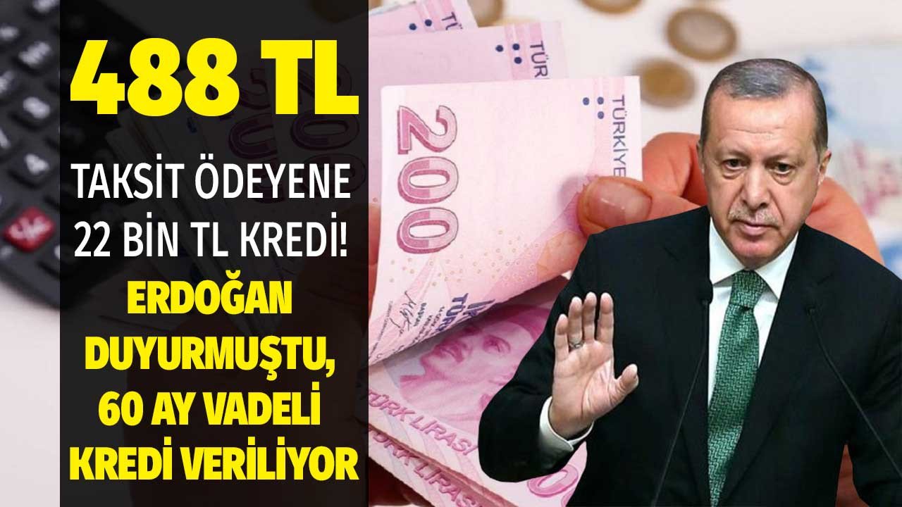 Cumhurbaşkanı Erdoğan duyurmuştu: Halk Bankası aylık 488 TL taksitle 22.000 TL destek kredisi başvurusu başladı