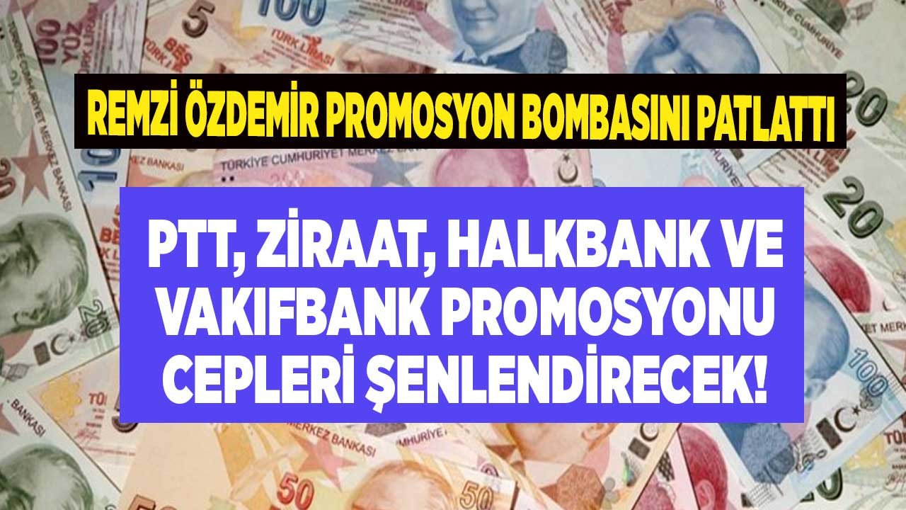 Bu sefer dolar değil promosyon kehaneti geldi! Remzi Özdemir Ziraat Bankası, Halkbank, Vakıfbank, PTT emekli maaş promosyonu 2022 rekorunu duyurdu