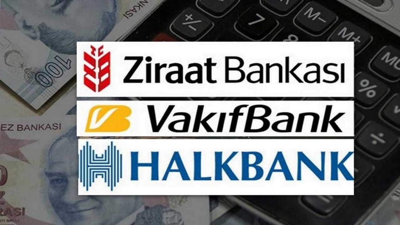 Kredinin en ucuzu devlet bankalarında! Vakıfbank Halkbank Ziraat Bankası 10 bin TL destek kredisi