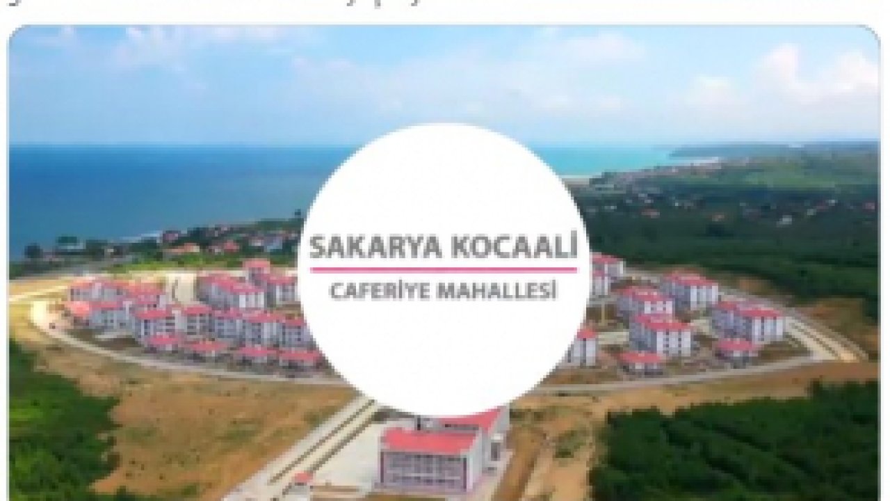 TOKİ Sakarya Kocaali Caferiye Mahallesi Konut Projesi Tanıtım Videosu