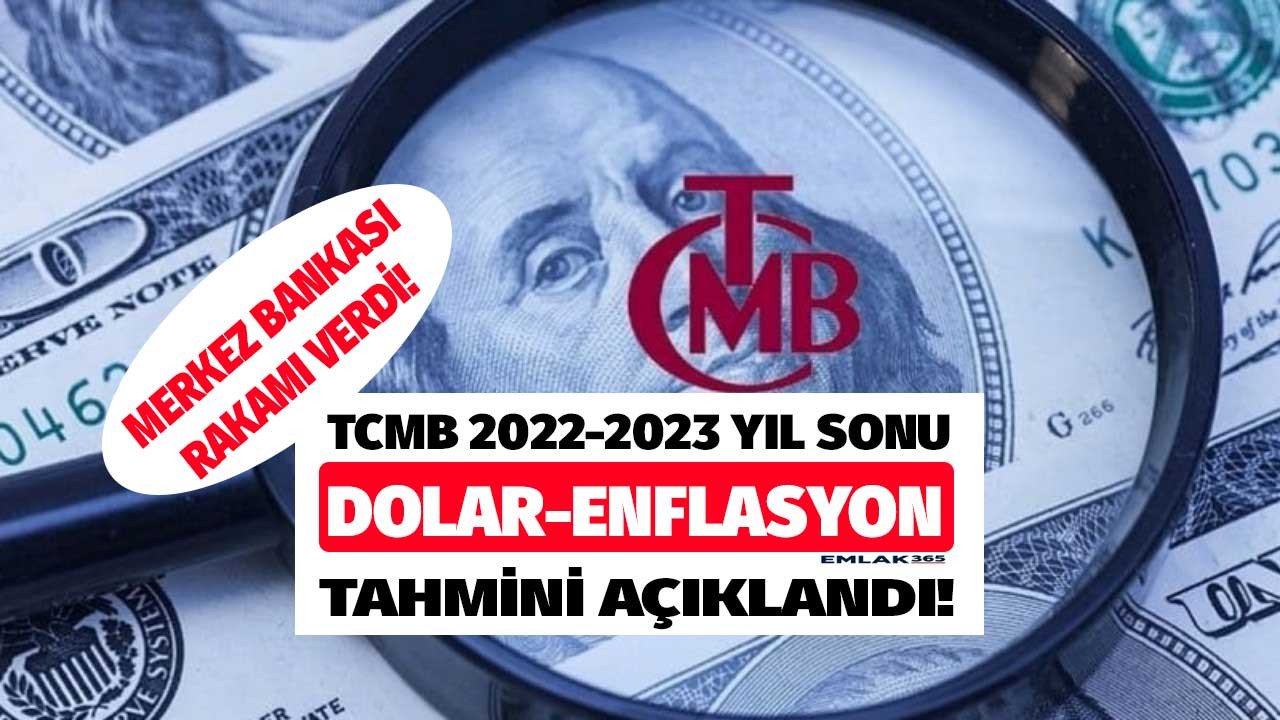 Merkez Bankası yılın son tahminini yaptı! TCMB 2022 2023 yıl sonu dolar kuru faiz ve enflasyon tahmini beklentisi açıklandı
